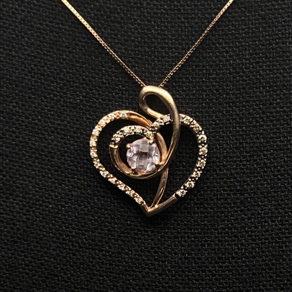 LeVian Heart Pendant Necklace